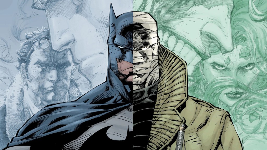 Batman and Thomas Elliot as one