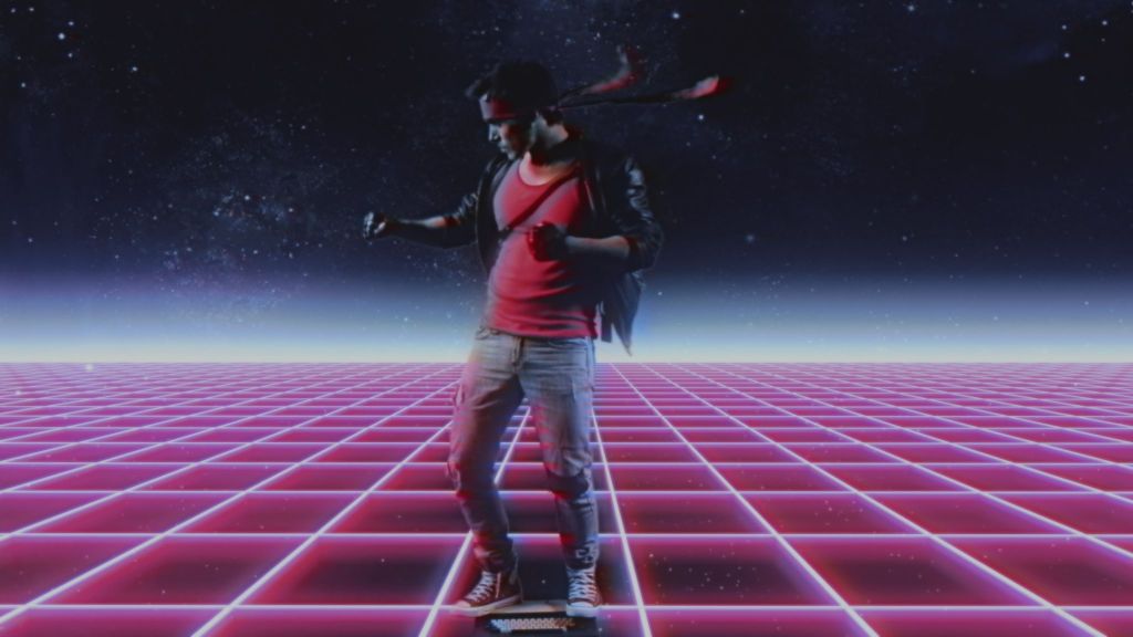 David Sandberg in the poster of Kung Fury